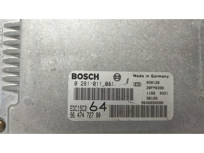 Recambio de centralita motor uce para peugeot 307 (s1) xs referencia OEM IAM 9647472780 69336 R