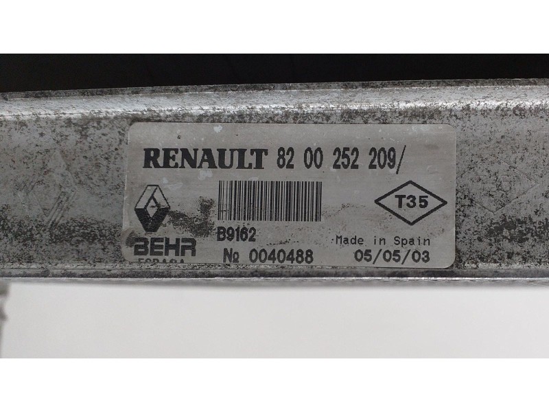 Recambio de intercooler para renault clio ii fase ii (b/cb0) 1.5 dci diesel referencia OEM IAM 8200252209 66727 