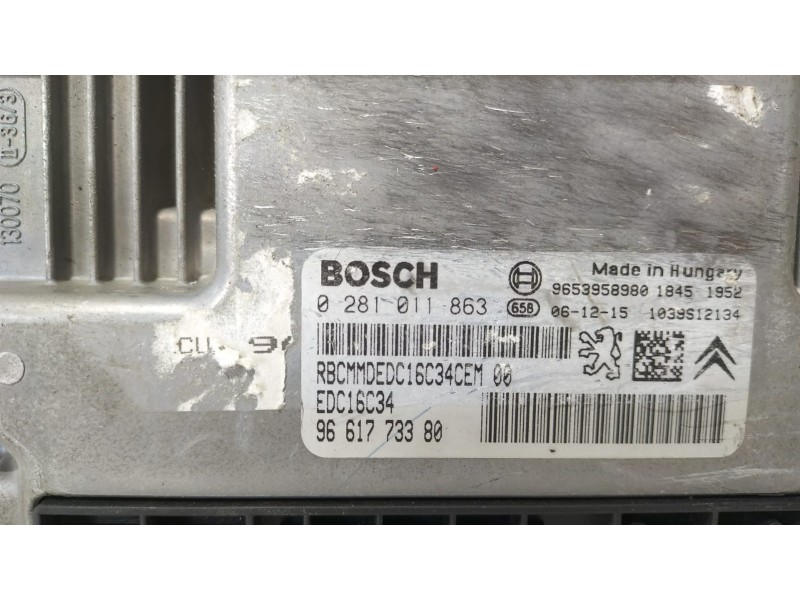 Recambio de centralita motor uce para citroën c4 coupe collection referencia OEM IAM 9661773380 69357 R Recambio de centralita motor uce para citroën c4 coupe collection referencia OEM IAM 9661773380 69357 R