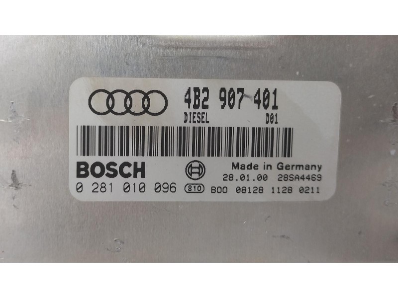 Recambio de centralita motor uce para audi a6 berlina (4b2) 2.5 v6 24v tdi referencia OEM IAM 4B2907401 69362 R