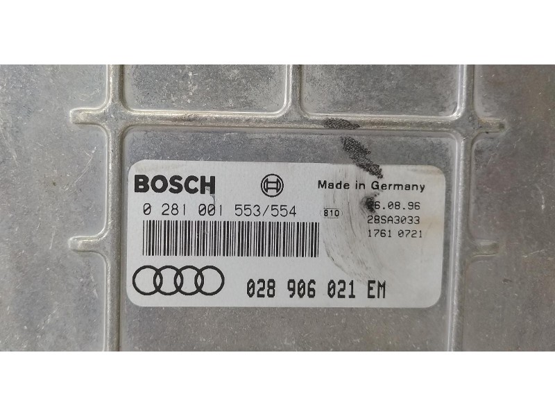 Recambio de centralita motor uce para audi a4 avant (b5) 1.9 tdi referencia OEM IAM 028906021EM 69375 R