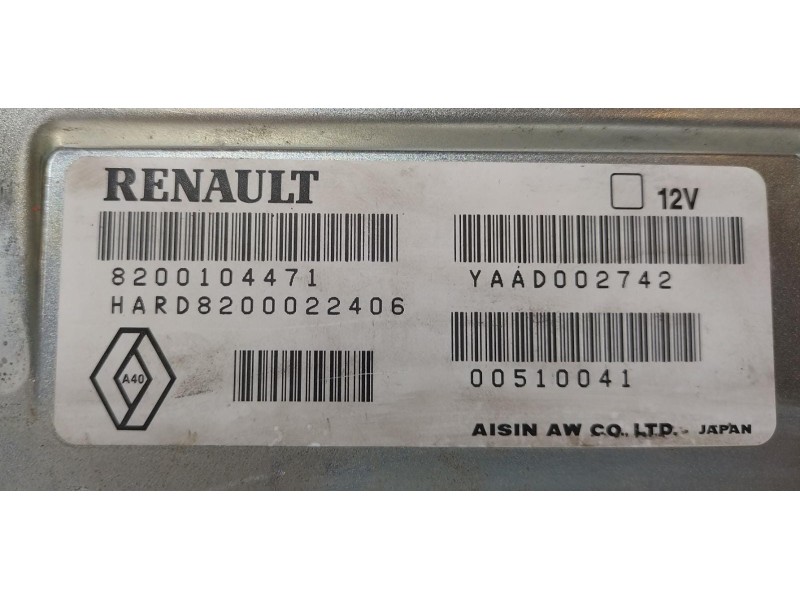 Recambio de centralita cambio automatico para renault laguna ii grandtour (kg0) dynamique referencia OEM IAM 8200104471 69406 R