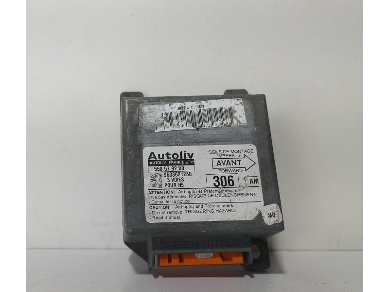 Recambio de centralita airbag para peugeot 306 berlina 3/4/5 puertas (s2) 2.0 hdi cat referencia OEM IAM 9633621280 69425 R