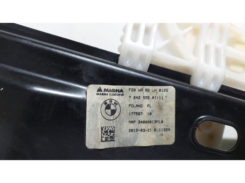 Recambio de elevalunas trasero izquierdo para bmw serie 1 lim. (f20) 116d referencia OEM IAM 7242555 59673 