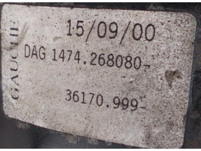 Recambio de faro izquierdo para fiat scudo (222) 2.0 jtd el caja cerrada. (batalla 3224) referencia OEM IAM 36170748 47595 