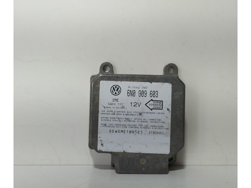 Recambio de centralita airbag para seat toledo (1l) 1.9 tdi referencia OEM IAM 6N0909603 69433 R