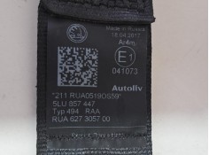 Recambio de cinturon seguridad trasero derecho para skoda yeti active referencia OEM IAM 5LU857447 76547 R 2