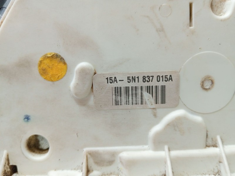 Recambio de cerradura puerta delantera izquierda para volkswagen scirocco (137) 1.4 tsi (118kw) referencia OEM IAM 5N1837015A  