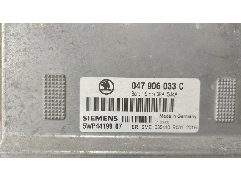 Recambio de centralita motor uce para skoda fabia familiar (6y5) comfort line referencia OEM IAM 047906033C 69499 R