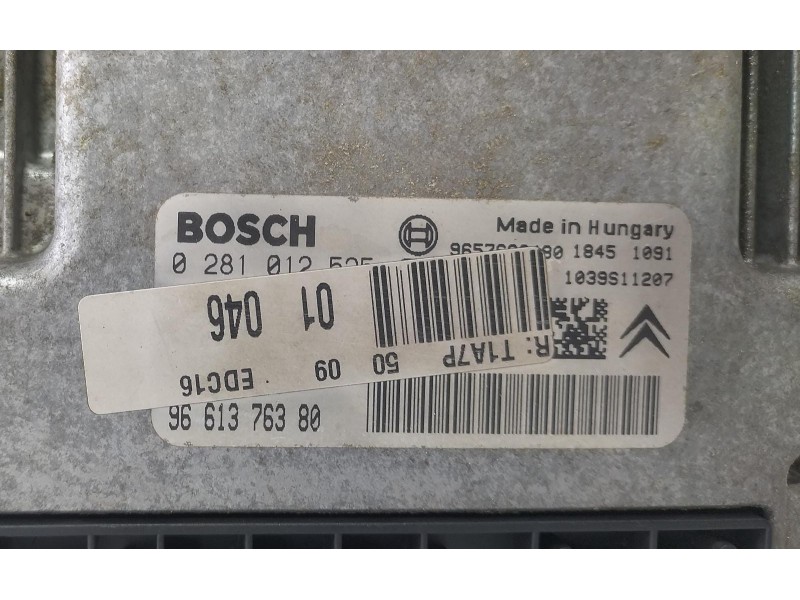 Recambio de centralita motor uce para peugeot 206 berlina x-line clim referencia OEM IAM 9661376380 69508 R