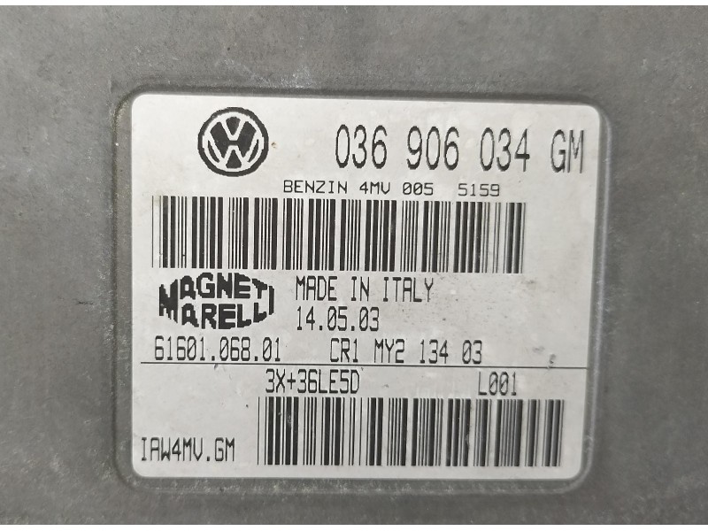 Recambio de centralita motor uce para seat ibiza (6l1) cool referencia OEM IAM 036906034GM 69510 R