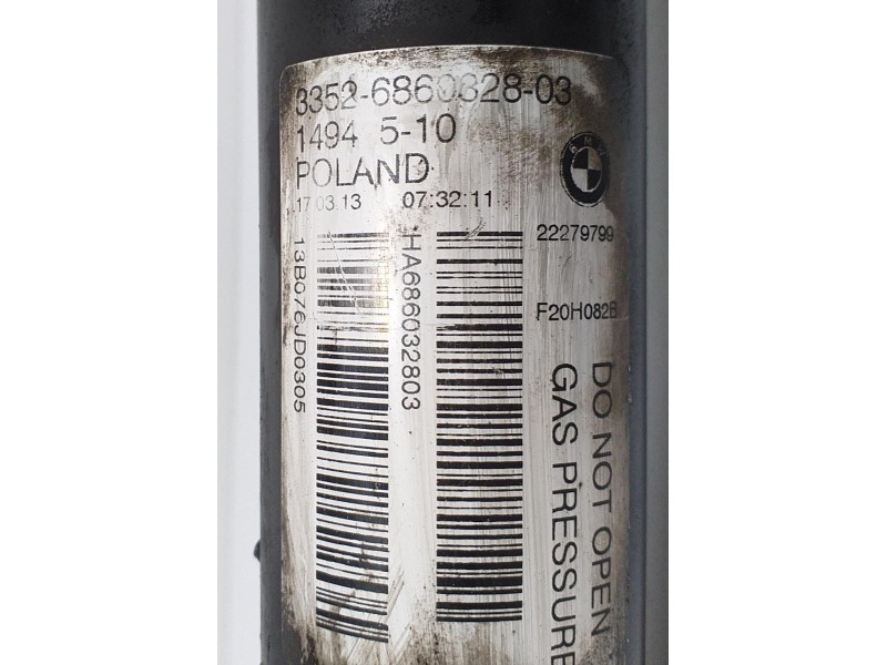 Recambio de amortiguador trasero izquierdo para bmw serie 1 lim. (f20) 116d referencia OEM IAM 33526860328 59758 