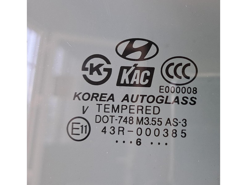 Recambio de luna trasera derecha para hyundai tucson (jm) 2.0 crdi comfort (4wd) referencia OEM IAM D4EA 76584 R