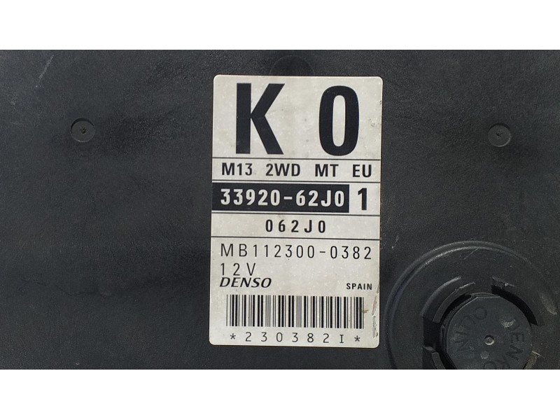 Recambio de centralita motor uce para suzuki swift berlina (mz) gl (3-ptas.) referencia OEM IAM 3392062J01 69617 R Recambio de centralita motor uce para suzuki swift berlina (mz) gl (3-ptas.) referencia OEM IAM 3392062J01 69617 R