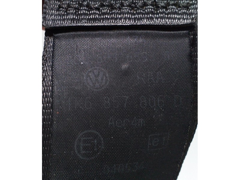 Recambio de cinturon seguridad trasero derecho para volkswagen golf v berlina (1k1) 2.0 tdi referencia OEM IAM 1K6857806D 59846 