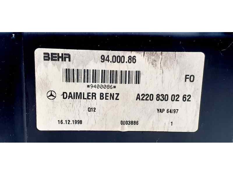 Recambio de calefaccion entera normal para mercedes-benz clase s (w220) berlina 320 (220.065) referencia OEM IAM A2208300262 425