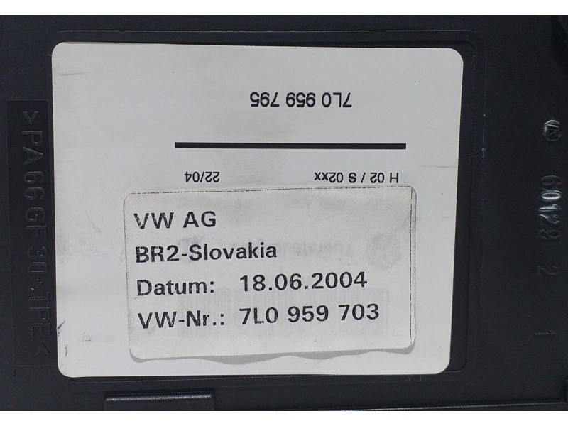 Recambio de motor elevalunas trasero izquierdo para volkswagen touareg (7la) tdi r5 referencia OEM IAM 7L0959703 59067 