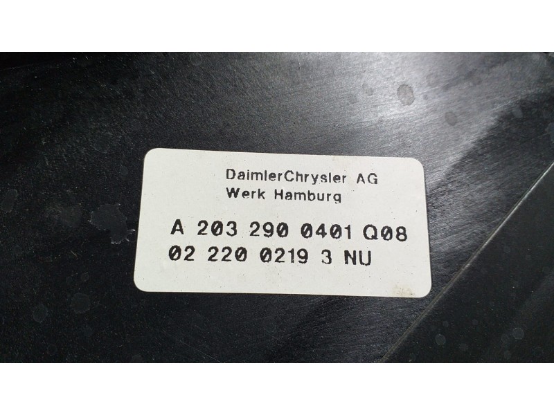 Recambio de pedal freno para mercedes-benz clase c (w203) sportcoupe c 220 cdi (203.706) referencia OEM IAM A2032900401 55762 