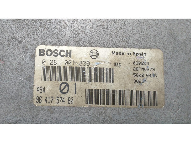 Recambio de centralita motor uce para citroën saxo 1.5 d image referencia OEM IAM 9641757480 69732 R