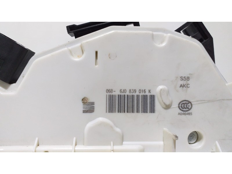 Recambio de cerradura puerta trasera derecha para seat ibiza (6j5) reference referencia OEM IAM 6J0839016K 67025 