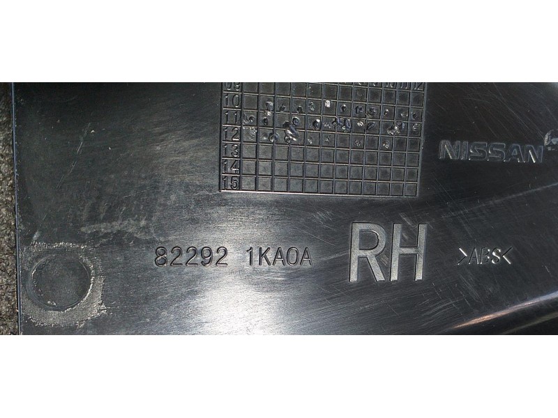 Recambio de maneta exterior trasera derecha para nissan juke (f15) acenta referencia OEM IAM 822921KA0A 69778 