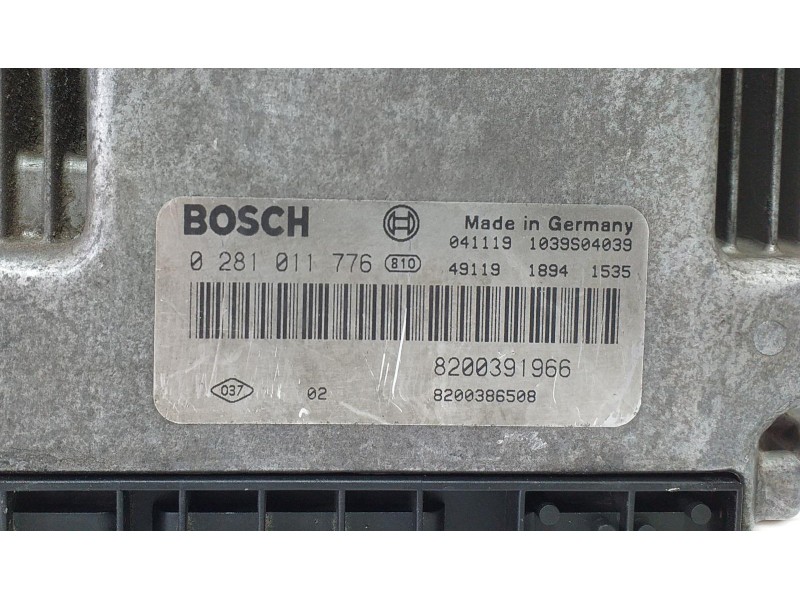 Recambio de centralita motor uce para renault scenic ii authentique referencia OEM IAM 8200391966 69833 R