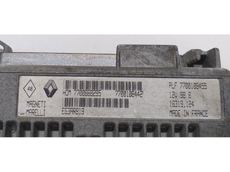 Recambio de centralita motor uce para renault clio i fase i+ii (b/c57) 1.2 alize referencia OEM IAM 7700868295 69849 R Recambio de centralita motor uce para renault clio i fase i+ii (b/c57) 1.2 alize referencia OEM IAM 7700868295 69849 R