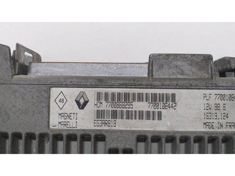 Recambio de centralita motor uce para renault clio i fase i+ii (b/c57) 1.2 alize referencia OEM IAM 7700868295 69849 R Recambio de centralita motor uce para renault clio i fase i+ii (b/c57) 1.2 alize referencia OEM IAM 7700868295 69849 R