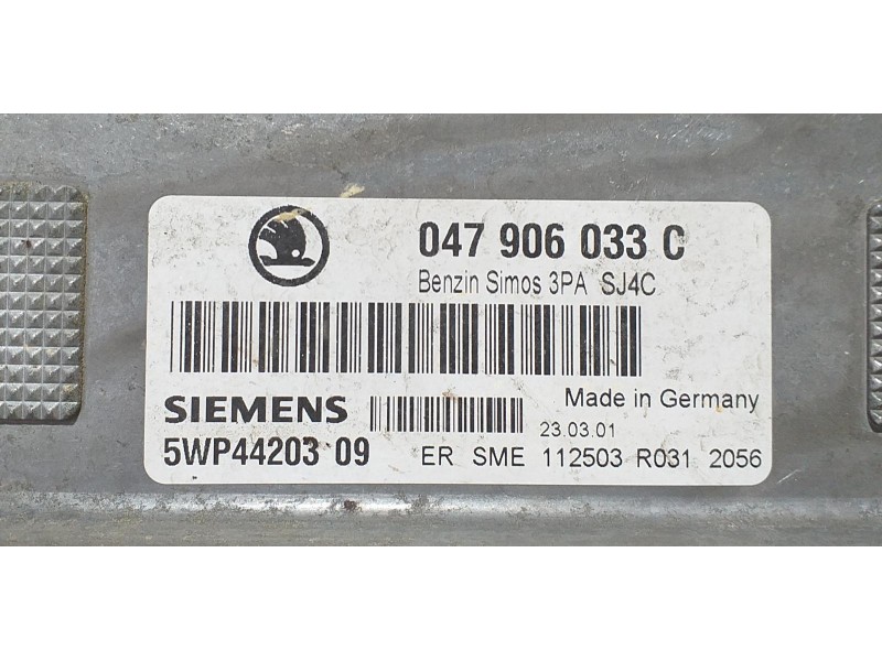 Recambio de centralita motor uce para skoda fabia (6y2/6y3) attractive referencia OEM IAM 047906033C 69852 R