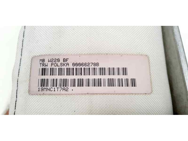 Recambio de airbag delantero derecho para mercedes-benz clase s (w220) berlina 320 (220.065) referencia OEM IAM 2208600105 42598
