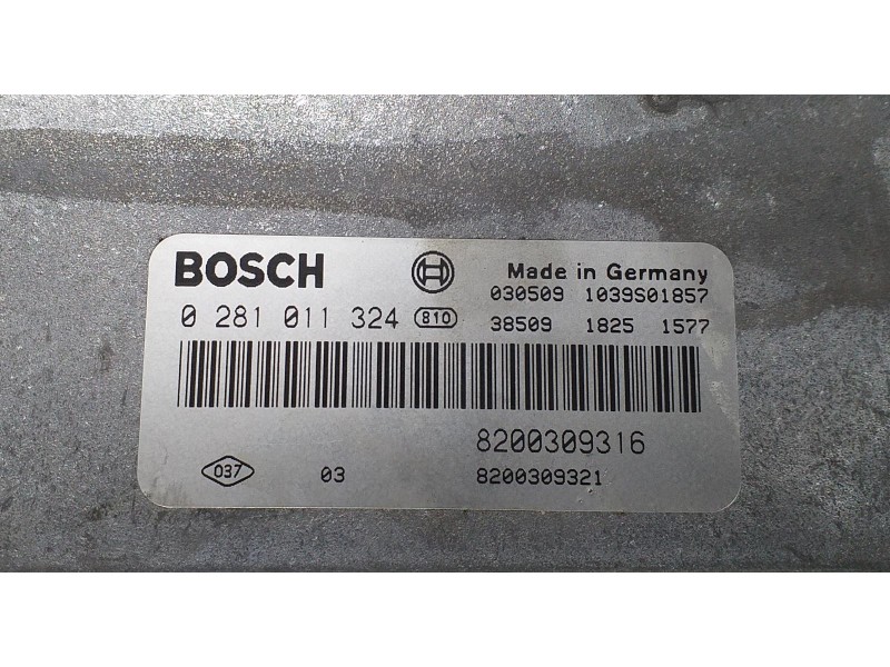 Recambio de centralita motor uce para renault laguna ii (bg0) confort dynamique referencia OEM IAM 8200309316 69867 R