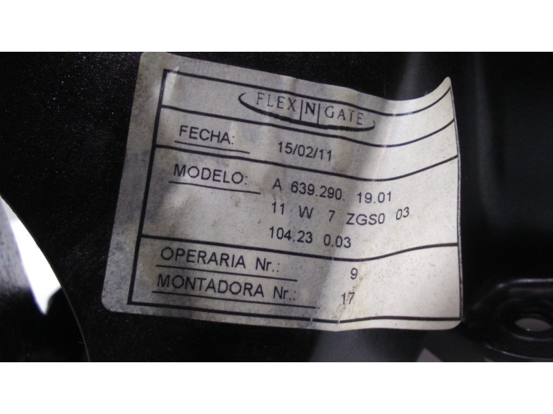 Recambio de pedal freno para mercedes-benz vito kasten (639) 110 cdi lang (639.603) referencia OEM IAM A6392901901 48084 