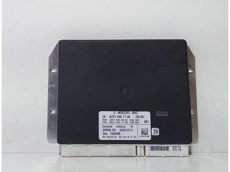 Recambio de centralita suspension para mercedes-benz clase s (w221) berlina 350 (221.056) referencia OEM IAM A2215407145 69937 