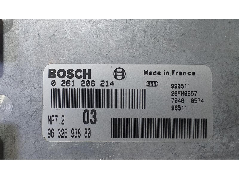Recambio de centralita motor uce para citroën xsara break 1.6 referencia OEM IAM 9632693880 69946 R