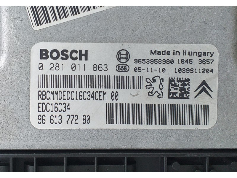 Recambio de centralita motor uce para peugeot 307 (s1) 1.6 16v hdi referencia OEM IAM 9661377280 69553 R Recambio de centralita motor uce para peugeot 307 (s1) 1.6 16v hdi referencia OEM IAM 9661377280 69553 R