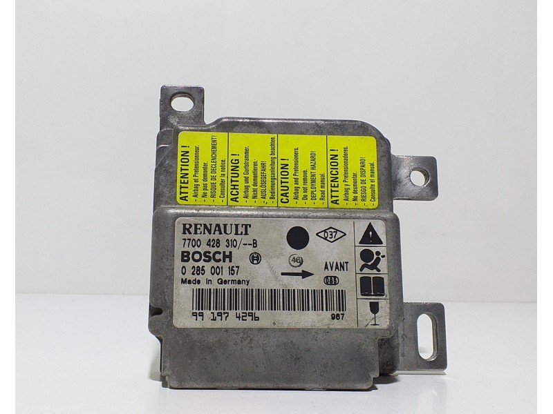 Recambio de centralita airbag para renault clio ii fase i (b/cbo) 1.4 referencia OEM IAM 0285001157 60193 