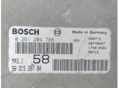 Recambio de centralita motor uce para peugeot 106 (s1) cocktail referencia OEM IAM 9631528780 70013 R 2