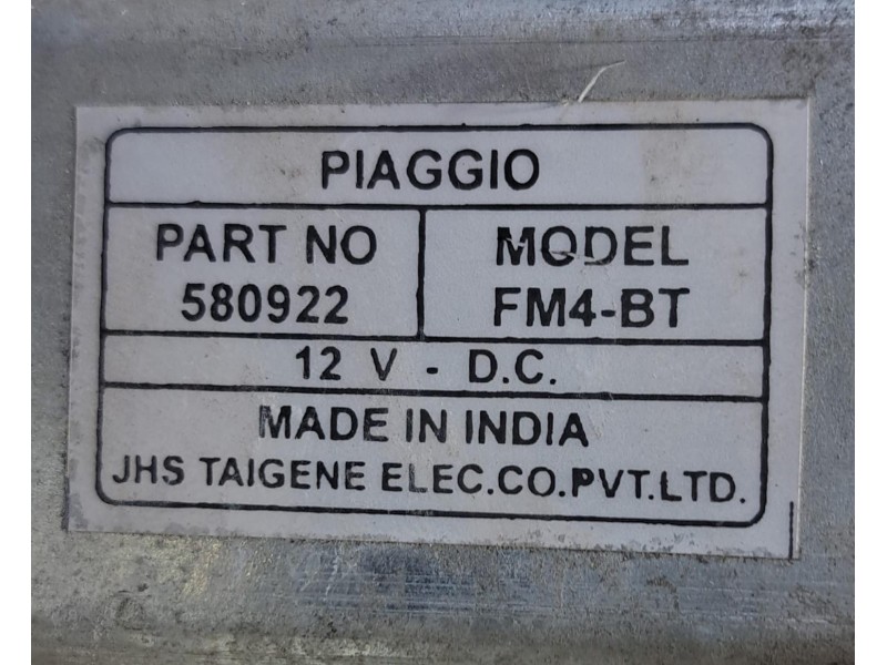 Recambio de electroventilador para piaggio (vespa) x9 x9 125 evolution referencia OEM IAM 580922 76771 