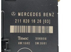 Recambio de modulo electronico para mercedes-benz clase e (w211) berlina e 270 cdi (211.016) referencia OEM IAM 2118201626 60217 2