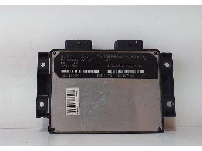 Recambio de centralita motor uce para peugeot partner (s1) combispace referencia OEM IAM 9661879080 70062 R Recambio de centralita motor uce para peugeot partner (s1) combispace referencia OEM IAM 9661879080 70062 R