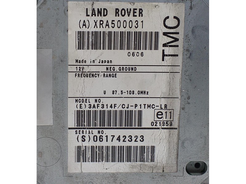 Recambio de modulo electronico para land rover range rover sport 3.6 td v8 referencia OEM IAM XRA500031 60220 
