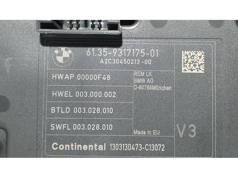 Recambio de modulo electronico para bmw serie 1 lim. (f20) 116d referencia OEM IAM 61359317175 59648 