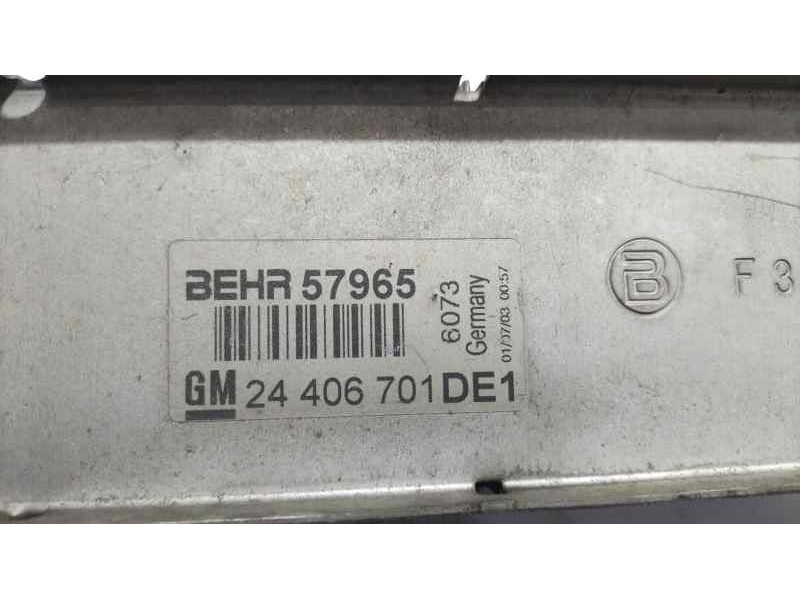 Recambio de intercooler para opel astra g berlina elegance referencia OEM IAM 24406701 81200 
