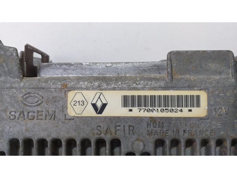 Recambio de centralita motor uce para renault clio ii fase i (b/cbo) 1.2 limited (b/cboa/f) referencia OEM IAM 7700105024 70104 