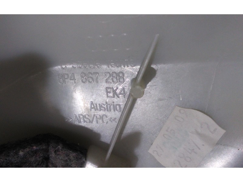 Recambio de moldura para audi a3 sportback (8p) 1.9 tdi attraction referencia OEM IAM 8P4867288 48288 