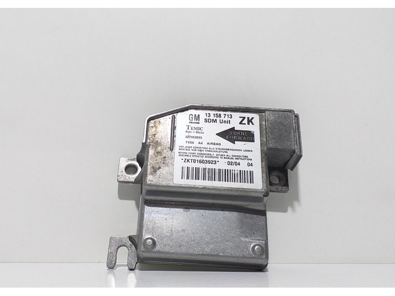 Recambio de centralita airbag para opel meriva 1.7 16v cdti referencia OEM IAM 13158713 60283 