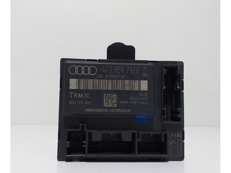 Recambio de modulo electronico para audi a6 berlina (4f2) 2.7 v6 24v tdi referencia OEM IAM 4F0959792F 60289  Recambio de modulo electronico para audi a6 berlina (4f2) 2.7 v6 24v tdi referencia OEM IAM 4F0959792F 60289