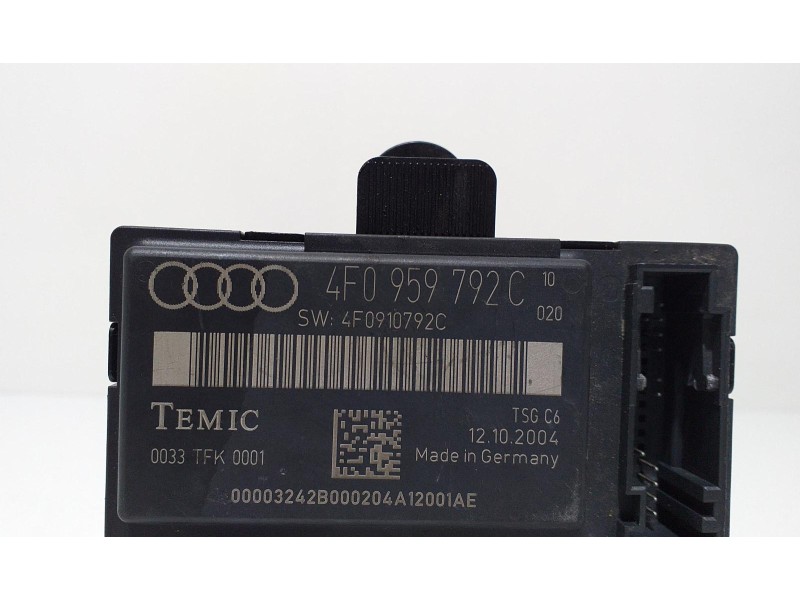 Recambio de modulo electronico para audi a6 berlina (4f2) 3.0 v6 24v tdi referencia OEM IAM 4F0959792C 60293  Recambio de modulo electronico para audi a6 berlina (4f2) 3.0 v6 24v tdi referencia OEM IAM 4F0959792C 60293