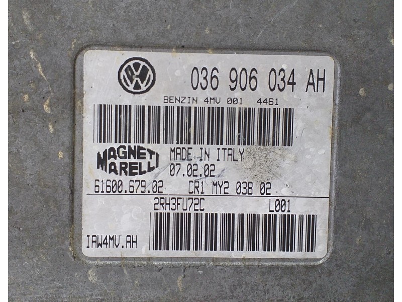 Recambio de centralita motor uce para seat ibiza (6l1) cool referencia OEM IAM 036906034AH 70232 R