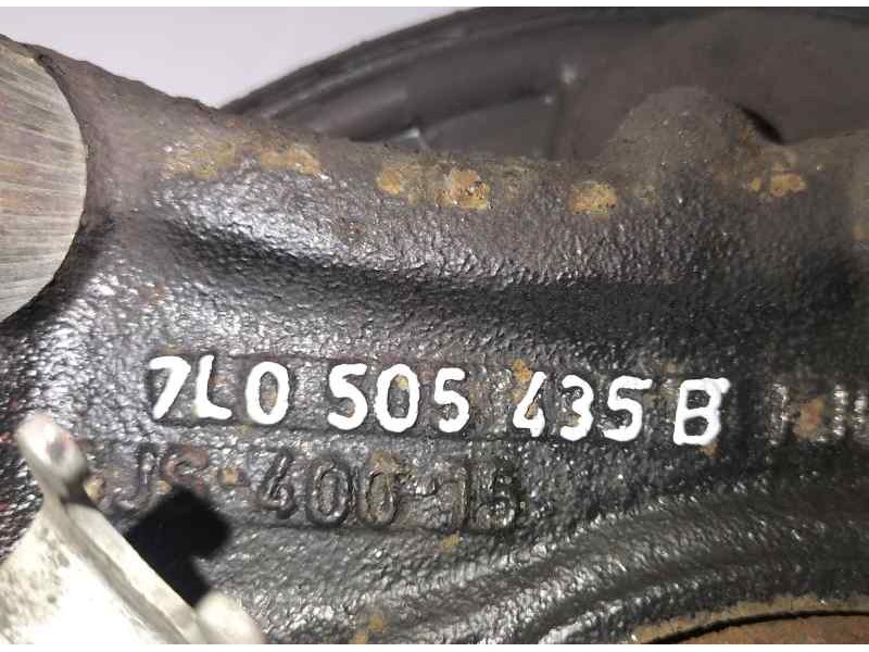 Recambio de mangueta trasera izquierda para volkswagen touareg (7la) tdi v10 referencia OEM IAM 7L0505435B 81376 